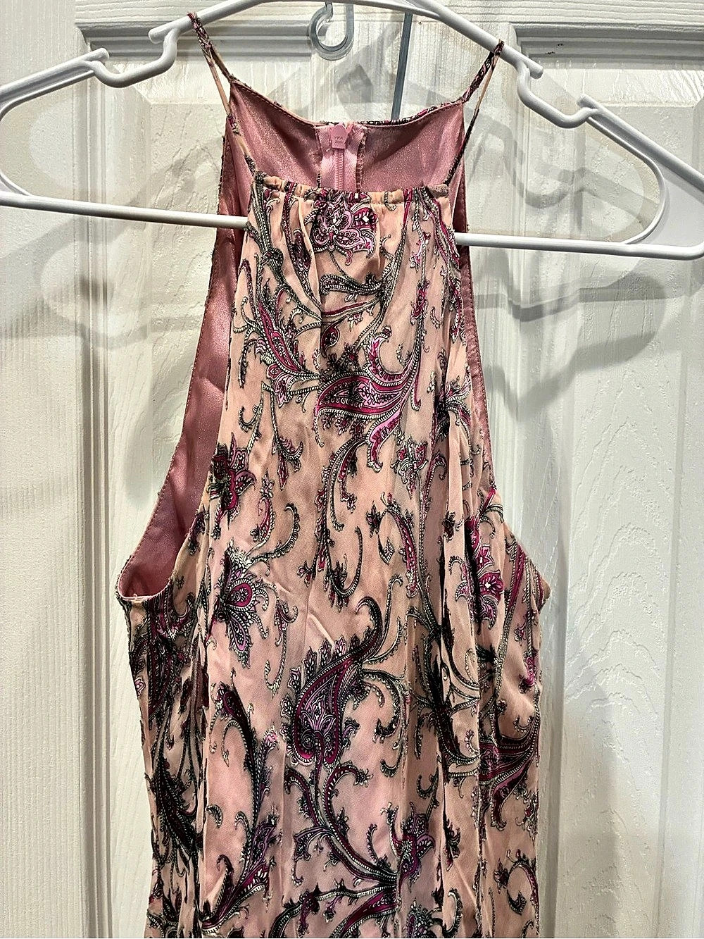 Laundry by Shelli Segal Paisley Maxi Dress in Pink Size 10 NWT